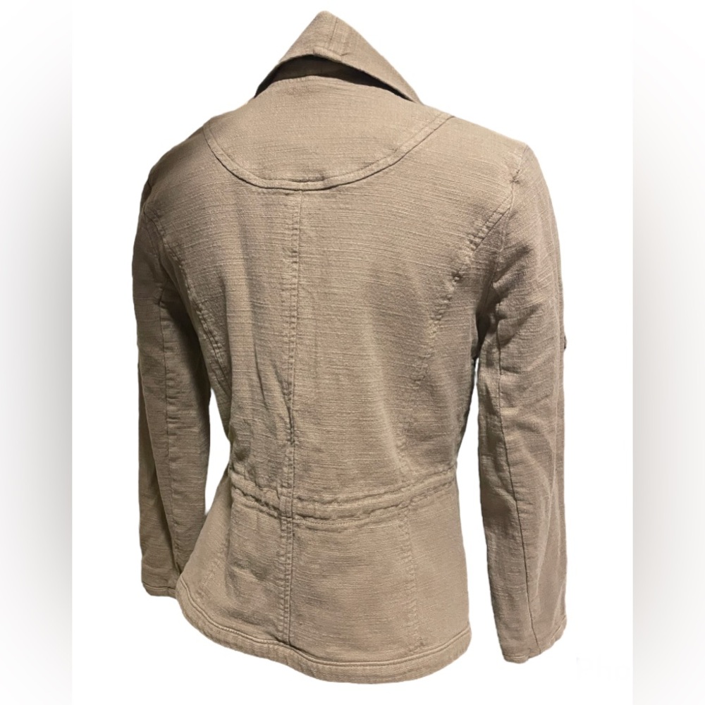 Stylized Cotton Utility Jacket - Picture 4 of 8